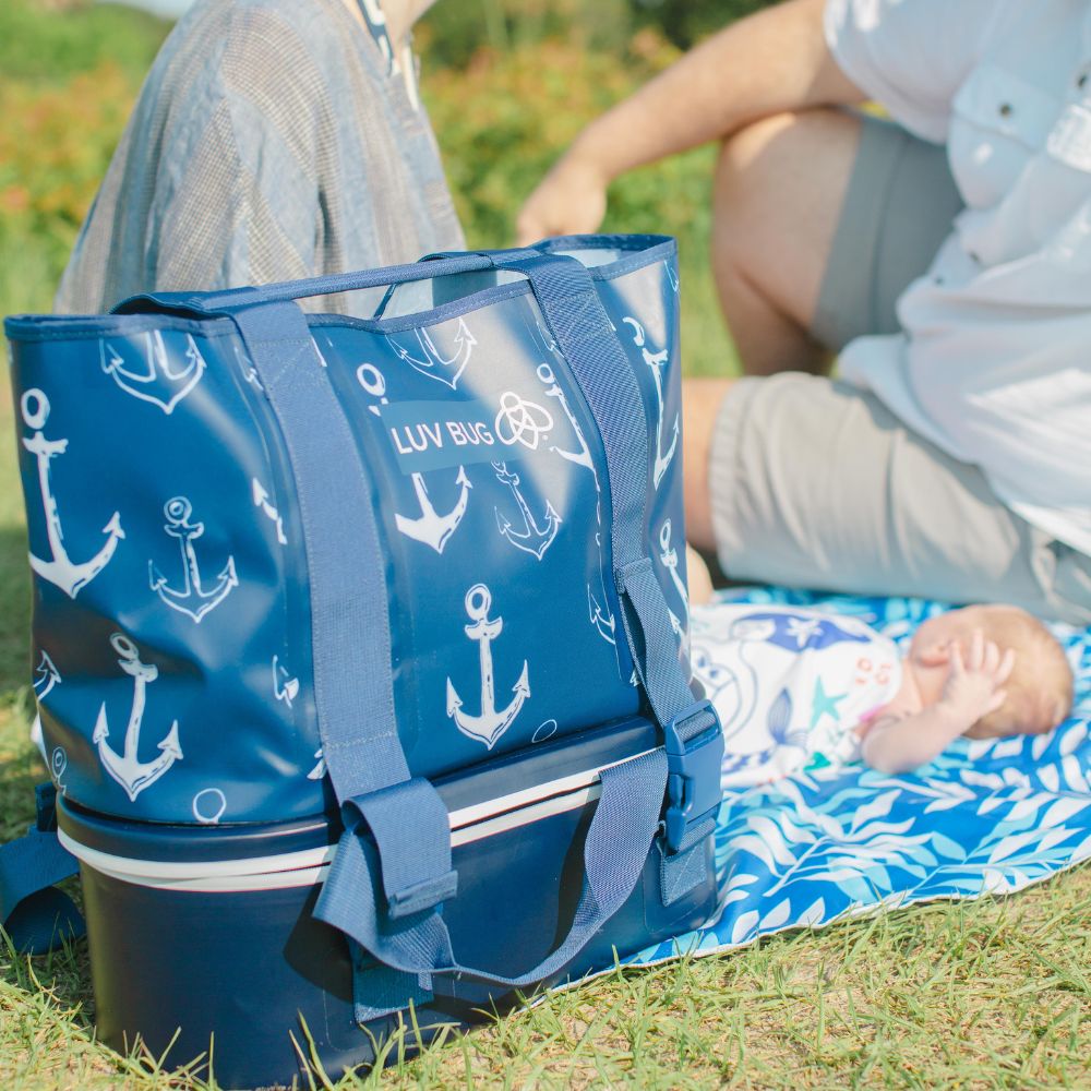 Herdesigns American Flag Skull Insulated Lunch Bag For Women Men Adult, Reusable Insulated Cooler Lunch Box Lunch Tote Bag For Work Picnic Beach - View #6